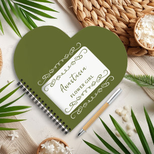 Carnet Plaque de Doodle Whimsical N'Importe Quelle Fille 