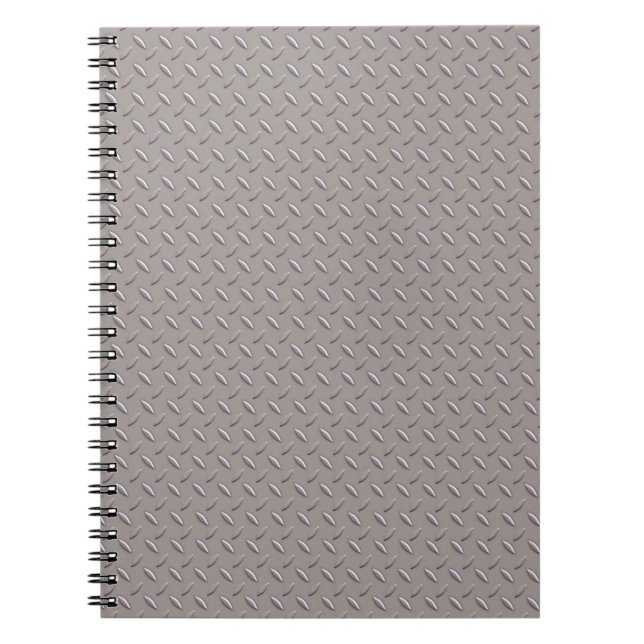 Carnet plaque métallique de texture Arrière - plan (Devant)