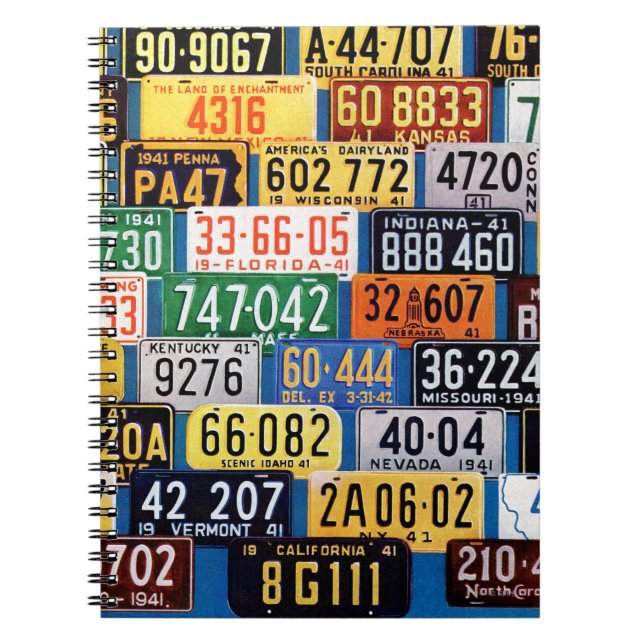Carnet Plaques de licence par H. Wilson Smith (Devant)