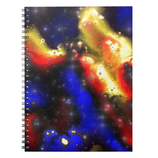 Carnet plasma fractal pattern (Devant)