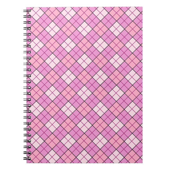 Carnet Plat rose (Devant)