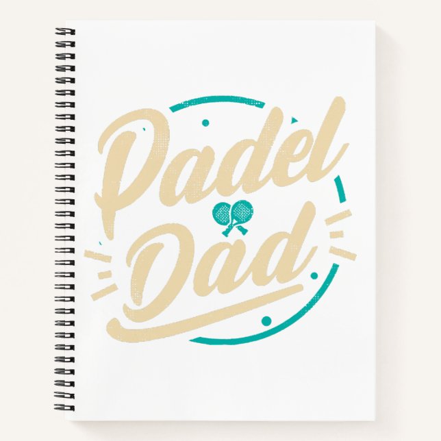 Carnet Plate-forme de Padel Dad Tennis Paddleball Padel  (Devant)