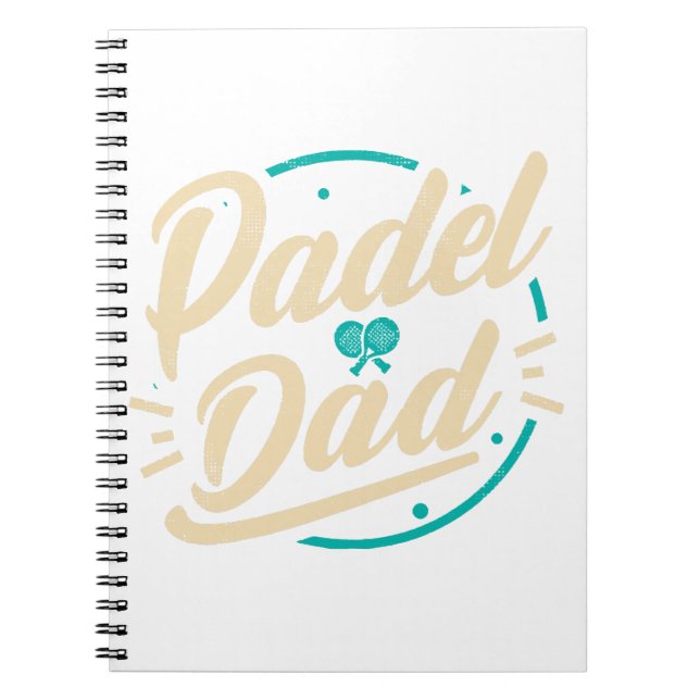 Carnet Plate-forme de Padel Dad Tennis Paddleball Padel  (Devant)