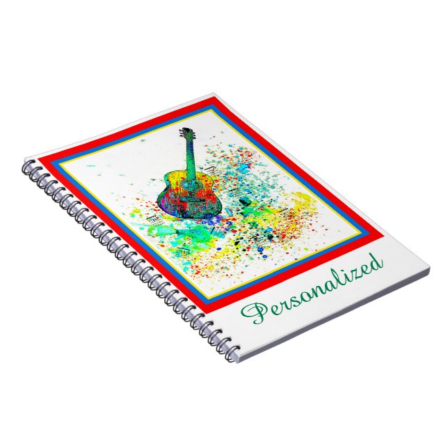 Carnet Plateau de guitare et accords personnalisés (Côté Droit)