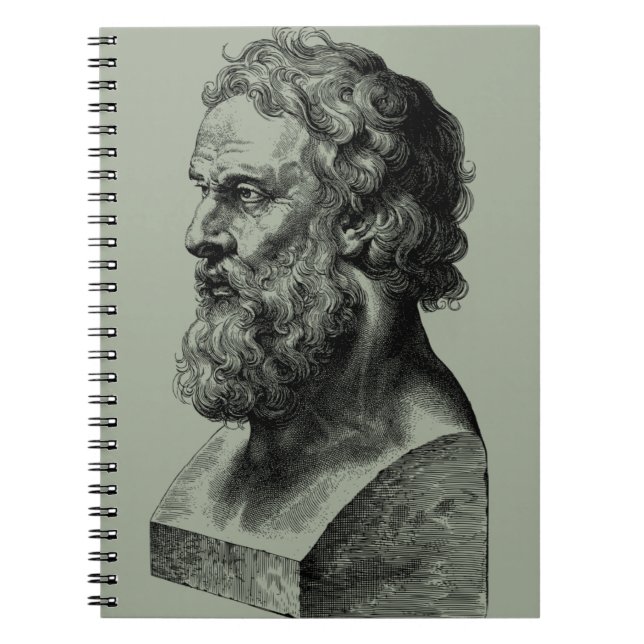 Carnet Plato Bust plato, philosophie Illustration (Devant)