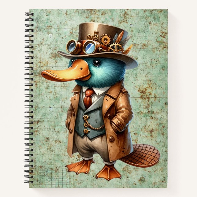 Carnet Platypus de Steampunk (Devant)