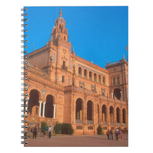 Carnet Plaza de Espana à Séville, Espagne.