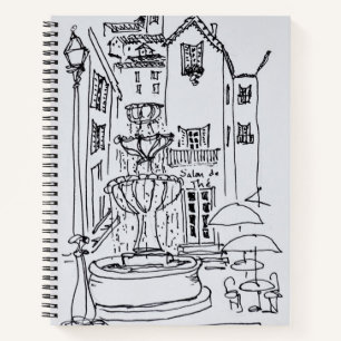Carnet Plaza de la Fontaine Grasse, France