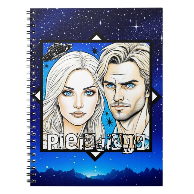 Carnet Pléiadien Extra Terrestres et OVNI (Devant)