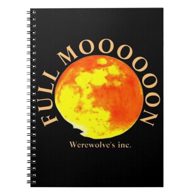 CARNET PLEIN MOOOON WEREWOLVES INC. (Devant)