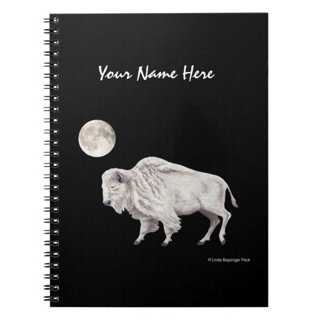 Carnet Pleine lune blanche de Buffalo (Devant)