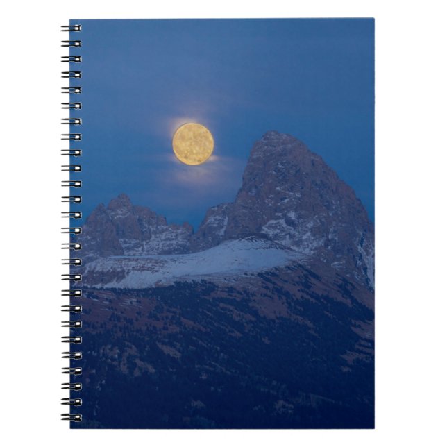 Carnet Pleine lune en hausse | Grand Teton Driggs, Idaho (Devant)