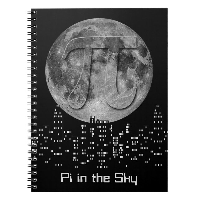 Carnet Pleine lune Pi Dans Le Ciel (Devant)