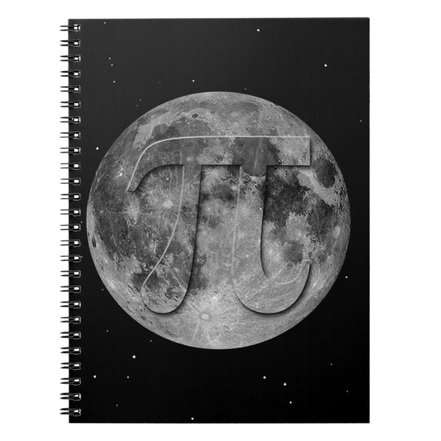 Carnet Pleine lune Pi Day Fun (Devant)