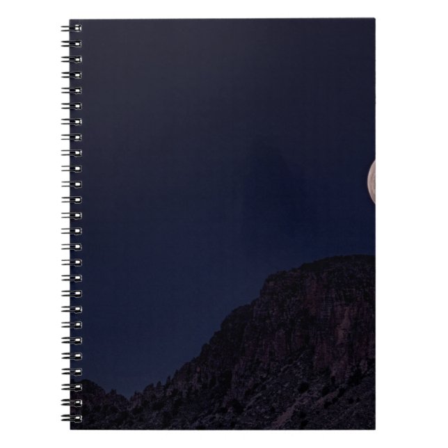 CARNET PLEINE LUNE SUR LA MONTAGNE (Devant)