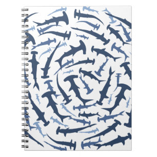 Carnet plongée à l'air de requin de poisson-marteau de