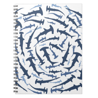 Carnet plongée à l'air de requin de poisson-marteau de