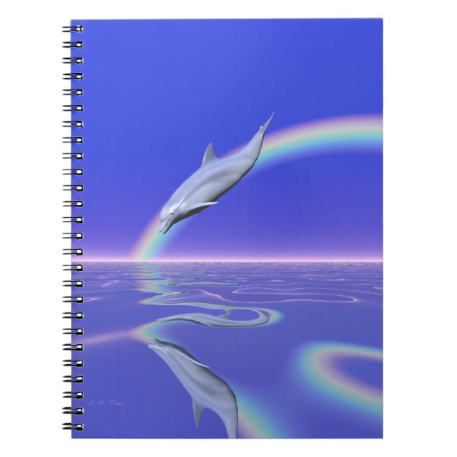 Carnet Plongée avec arc-en-ciel (Devant)