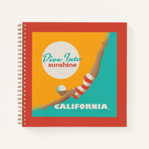 Carnet Plongez Dans Le Soleil Californie