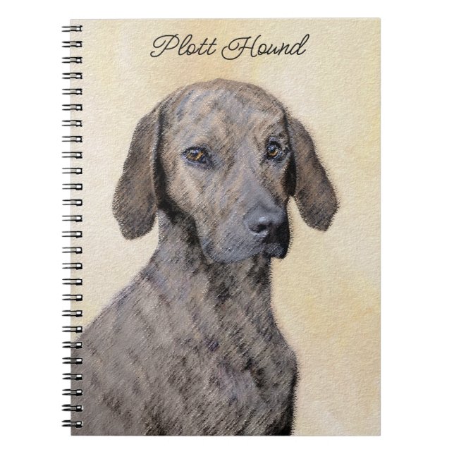 Carnet Plott Peinture - Cute Original Chien Art (Devant)
