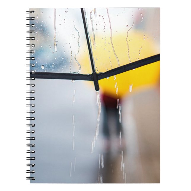 Carnet Pluie de la journée parapluie de marche (Devant)