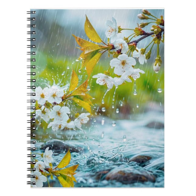 Carnet Pluies printanières (Devant)