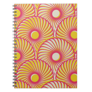Carnet Plumes asiatiques, écailles rouge orangé, sans sou