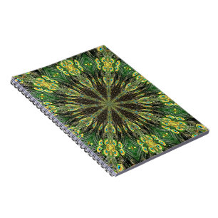 Carnet Plumes de paon Kaleidoscope 2