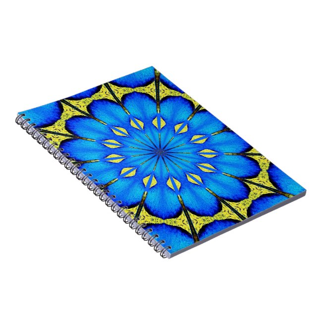 Carnet Plumes de paon Kaleidoscope 4 (Côté Droit)