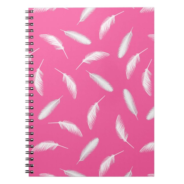 Carnet Plumes motif (Devant)