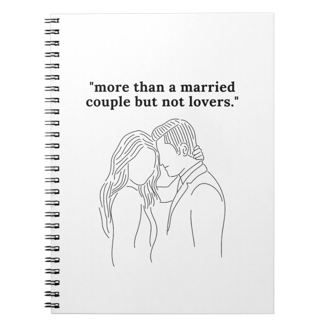Carnet Plus qu'un couple marié, mais pas amoureux (Devant)