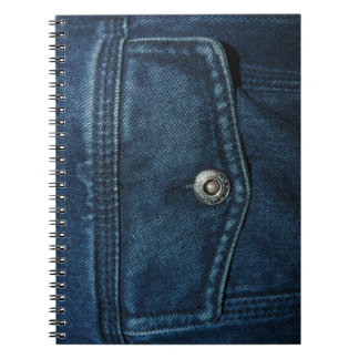 Carnet Poche Denim Bleu