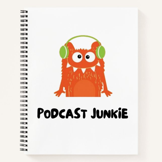 Carnet Podcast junkie (Devant)