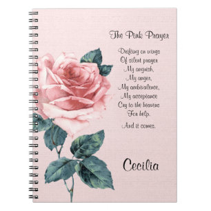 Carnet Poème inspirant d'espoir et de guérison