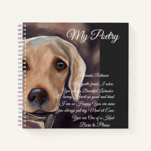 Carnet Poésie du Labrador Retriever