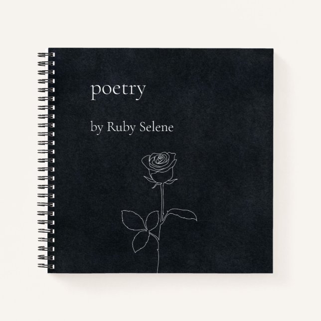 Carnet Poésie personnalisée (Devant)
