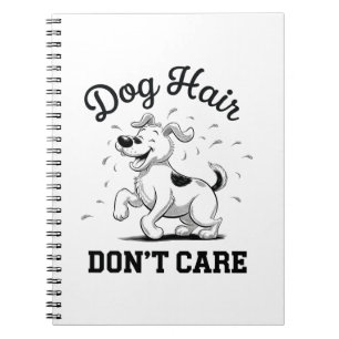 Carnet "Poils de Chien, On s'en fiche" Amusant Dessin Ani