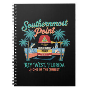 Carnet Point le plus méridional Key West ambiance rétro t