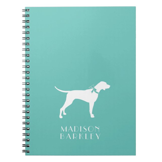 Carnet Pointer Chien Chien Chiot Anglais Setter (Devant)