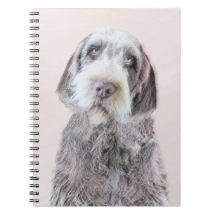 Carnet Pointing à poils durs Peinture Griffon - Art Chien