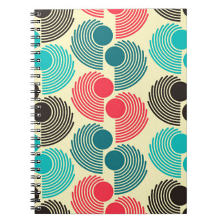 Carnet Points colorés : motif abstrait sans soudure.
