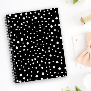 Carnet Points dalmatiens, Zones dalmatiennes, Noir et Bla