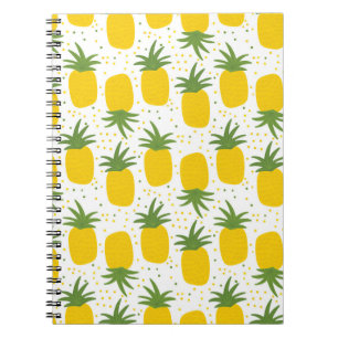 Carnet Points d'ananas : Conception de fruits d'été