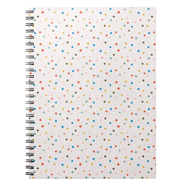 Carnet Points peints colorés  (Devant)
