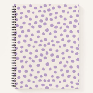 Carnet Points violets Préppy Points Posters de animaux m