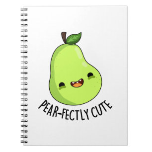 Carnet Poire Parfaitement Mignonne Fruit Pun de Poire 