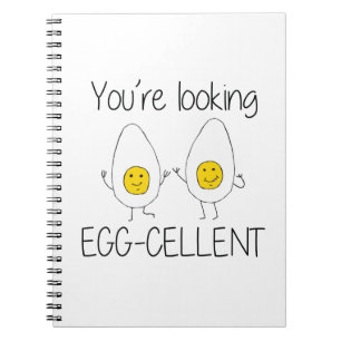 Carnet Poireaux d'oeuf de violoncelle jaune et blanc
