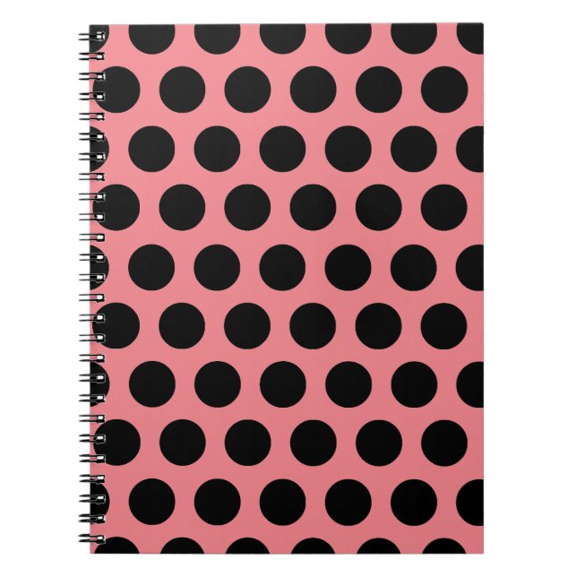 Carnet Pois noir (Devant)