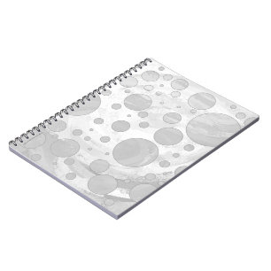 Carnet Pois Rainy Sky Grey