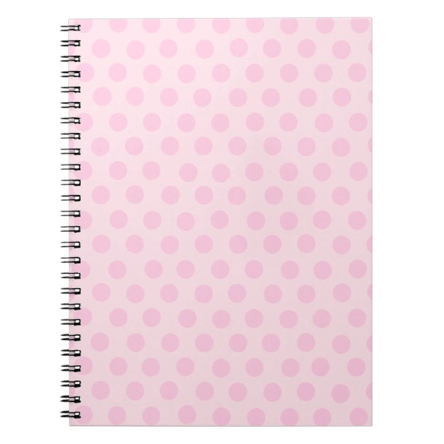 Carnet Pois rose (Devant)